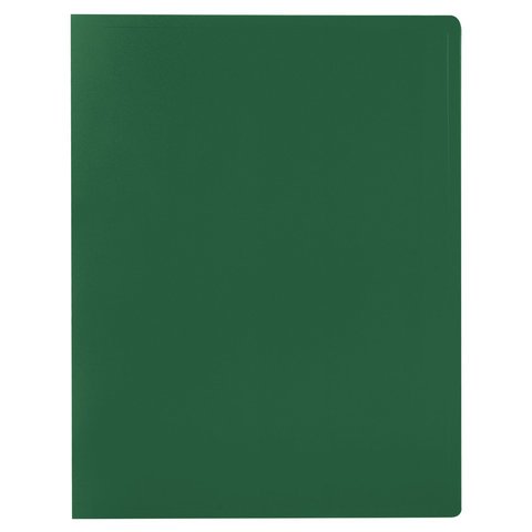Папка 30 вкладышей STAFF, зеленая, 0,5 мм, 225699