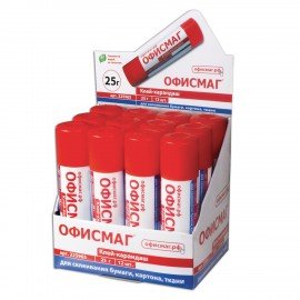 Клей-карандаш ОФИСМАГ, 25 г, 225965