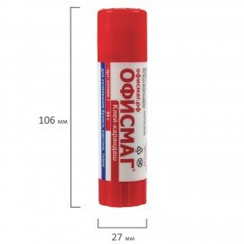 Клей-карандаш ОФИСМАГ, 25 г, 225965