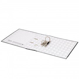 Папка-регистратор, покрытие пластик, 50 мм, ПРОЧНАЯ, с уголком, BRAUBERG, черная, 226589