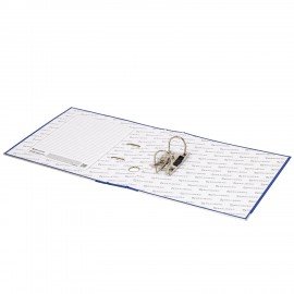 Папка-регистратор, покрытие пластик, 50 мм, ПРОЧНАЯ, с уголком, BRAUBERG, синяя, 226590