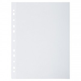 Папки-уголки с перфорацией прозрачные, до 40 листов, ПЛОТНЫЕ 0,18 мм, комплект 10 шт., BRAUBERG, 226827