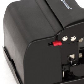 Дырокол металлический МОЩНЫЙ BRAUBERG "Heavy duty", до 100 л., черный, 226869