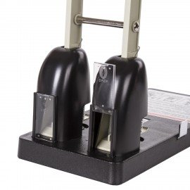 Дырокол металлический МОЩНЫЙ BRAUBERG "Heavy duty", до 150 л., черный, 226870