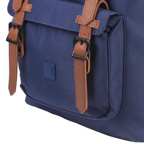 Рюкзак BRAUBERG молодежный с отделением для ноутбука, "Кантри", синий, 41х28х14 см, 227083