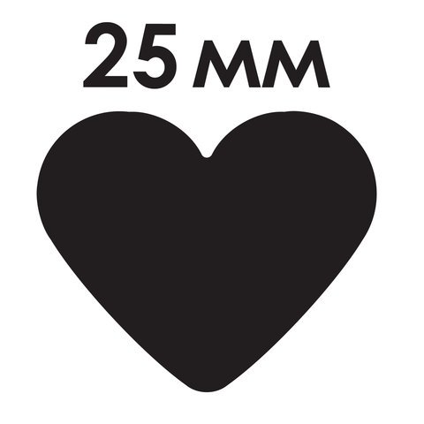 Дырокол фигурный "Сердце", диаметр вырезной фигуры 25 мм, ОСТРОВ СОКРОВИЩ, 227160