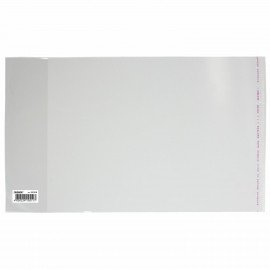 Обложка ПП со штрихкодом для тетрадей и дневников, КЛЕЙКИЙ КРАЙ, 70 мкм, 215х360 мм, универсальная, прозрачная, ПИФАГОР, 227410