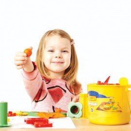 Пластилин на растительной основе JOVI (Испания), набор, 4 цвета, 9 предметов, 444