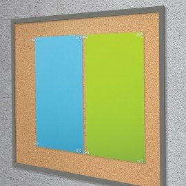 Силовые кнопки-гвоздики прозрачные STAFF 50 штук, в картонной коробке, 227804