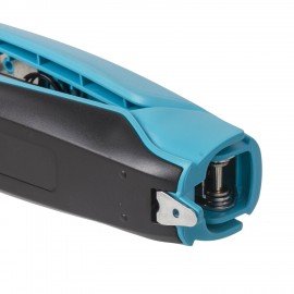 Степлер №10 BRAUBERG "ULTRA", до 20 листов, с антистеплером, голубой, 228755