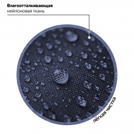 Рюкзак BRAUBERG CLASSIC, легкий каркас, премиум материал, "Lion", синий, 37х32х21 см, 228829