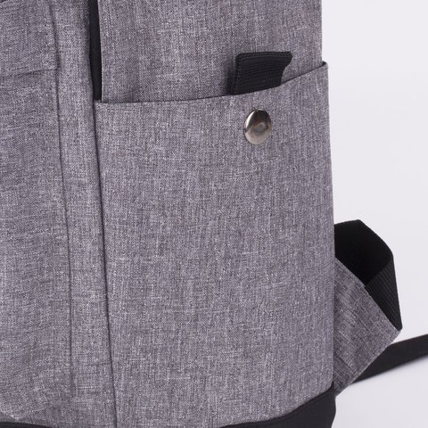 Рюкзак BRAUBERG URBAN универсальный, "Grey Melange", серый, 43х30х17 см, 228842