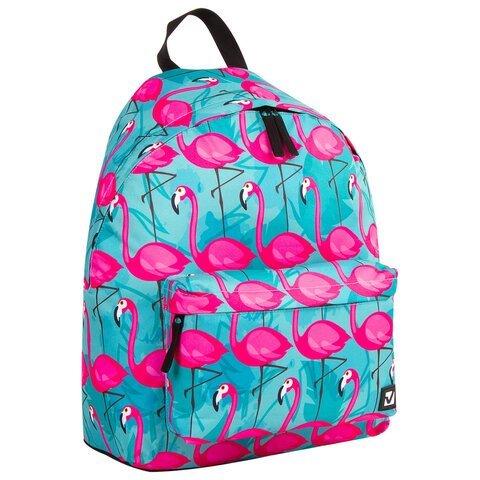 Рюкзак BRAUBERG СИТИ-ФОРМАТ универсальный, "Flamingo", разноцветный, 41х32х14 см, 228854