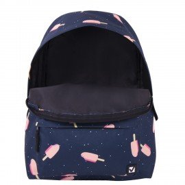 Рюкзак BRAUBERG СИТИ-ФОРМАТ универсальный, "Ice cream", синий, 41х32х14 см, 228858