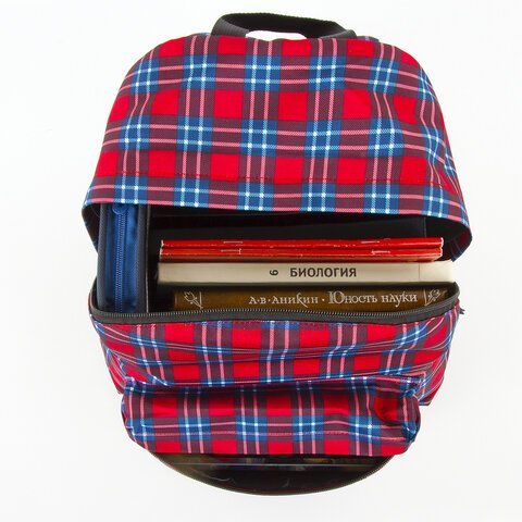 Рюкзак BRAUBERG СИТИ-ФОРМАТ универсальный, "Scottish cell", разноцветный, 41х32х14 см, 228861