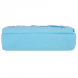 Пенал мягкий ЮНЛАНДИЯ, 2 отделения, полиэстер, "Bunny", голубой, 20х7х9 см, 228987