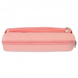 Пенал мягкий ЮНЛАНДИЯ, 2 отделения, полиэстер, "Bunny", розовый, 20х7х9 см, 228988