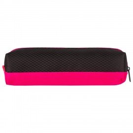 Пенал-косметичка BRAUBERG, мягкий, "Black&Bright", черно-розовый, 21х5х5 см, 229006