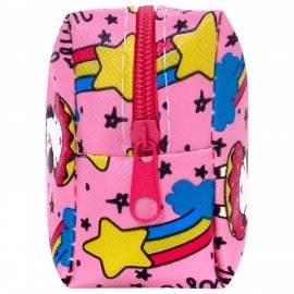 Пенал-косметичка ПИФАГОР, мягкий, "UNICORN", прямоугольный, 20х7х4 см, 229265