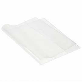 Обложка ПВХ со штрихкодом для тетрадей и дневников, ПЛОТНАЯ, 120 мкм, 208х346 мм, прозрачная, ЮНЛАНДИЯ, 229305