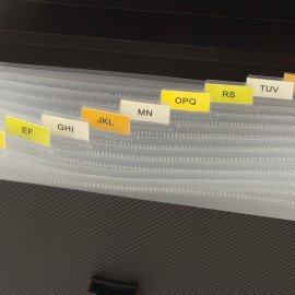 Папка для бумаг и документов с замком и 13 отделениями BRAUBERG "HIT", А4, пластик, черная, 229572