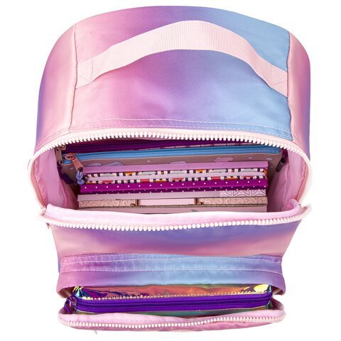 Рюкзак BRAUBERG MULTICOLOR универсальный, нейлон, "Rainbow", разноцветный, 43х28х14 см, 229888