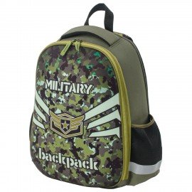 Ранец ПИФАГОР EVA BASIC, 1 отделение, "Military", 39х30х16 см, 229939