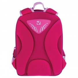 Ранец BRAUBERG QUADRO, 3 отделения, с брелоком, "Plumage", 37х28х18 см, 229953