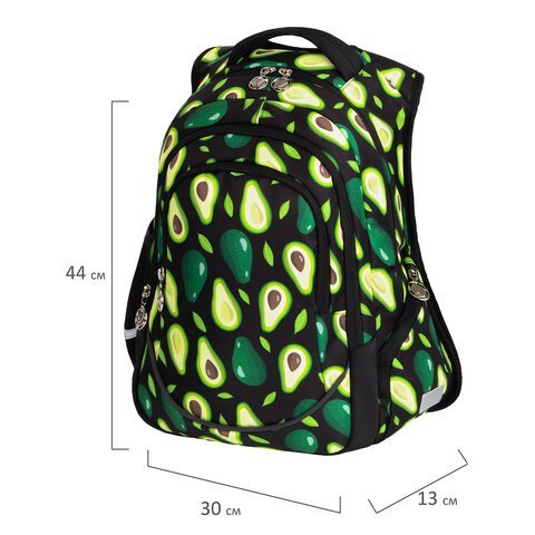 Рюкзак BRAUBERG SPECIAL, "Avocado", 44x30x13 см, 229982