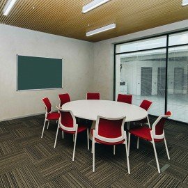 Доска для мела магнитная 100х150 см, зеленая, BS, М-150