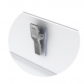 Бейджи ERICH KRAUSE, комплект 50 шт., 57х90 мм горизонтальные, с клипсой и булавкой, 7078