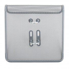 Подставка для календаря большая BRAUBERG "Germanium", металлическая, 57х200х200 мм, серебристая, 231973