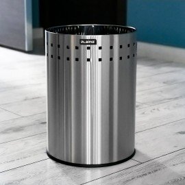 Урна-корзина для мусора 12 литров "Bionic", МАТОВАЯ, перфорированная, LAIMA, 232268