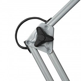 Настольная лампа светильник Сириус С16С на струбцине, СВЕТОДИОДНАЯ, 7 Вт, серебро