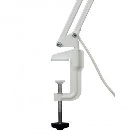 Настольная лампа светильник Гермес на струбцине, СВЕТОДИОДНАЯ, 8 Вт, белый