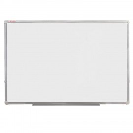 Доска магнитно-маркерная 60х90 см, алюминиевая рамка, ГАРАНТИЯ 10 ЛЕТ, РОССИЯ, BRAUBERG Стандарт, 235521