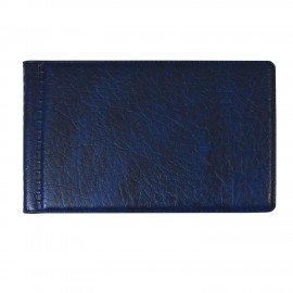 Визитница однорядная на 28 визитных, дисконтных или кредитных карт, синяя, 2054-101