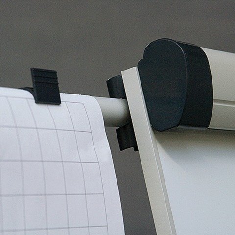 Доска-флипчарт магнитно-маркерная 70х100 см, передвижная, держатели для бумаги, 2х3 (Польша), TF02/2011