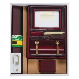 Набор настольный BESTAR "Ares" из дерева, 7 предметов, цвет "красное дерево", 236355