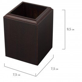 Набор настольный BESTAR "Ares" из дерева, 7 предметов, цвет "орех", 236356