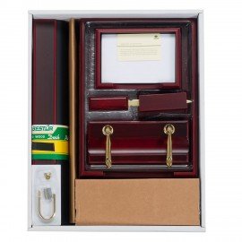 Набор подарочный настольный BESTAR "Artemis" из дерева, 10 предметов, цвет "красное дерево", 236358