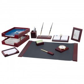 Набор подарочный настольный BESTAR "Artemis" из дерева, 10 предметов, цвет "красное дерево", 236358