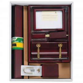 Набор настольный BESTAR "Titan" из дерева, 8 предметов, цвет "красное дерево", 236366