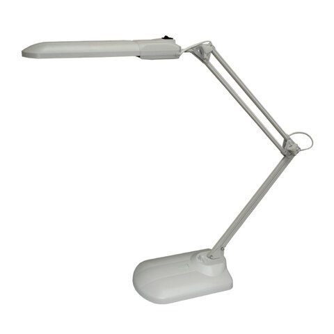 Настольная лампа светильник Дельта + на подставке, ЛЮМИНЕСЦЕНТНАЯ, цоколь 2G7, 11 Вт, серый