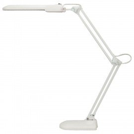 Настольная лампа светильник Дельта + на подставке, ЛЮМИНЕСЦЕНТНАЯ, цоколь 2G7, 11 Вт, белый
