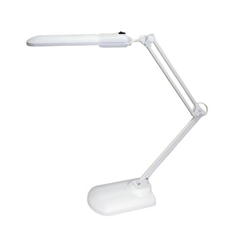 Настольная лампа светильник Дельта + на подставке, ЛЮМИНЕСЦЕНТНАЯ, цоколь 2G7, 11 Вт, белый