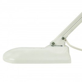 Настольная лампа светильник Дельта + на подставке, ЛЮМИНЕСЦЕНТНАЯ, цоколь 2G7, 11 Вт, белый