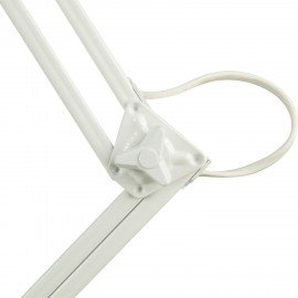 Настольная лампа светильник Дельта + на подставке, ЛЮМИНЕСЦЕНТНАЯ, цоколь 2G7, 11 Вт, белый