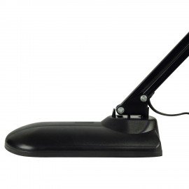 Настольная лампа светильник Дельта + на подставке, ЛЮМИНЕСЦЕНТНАЯ, цоколь 2G7, 11 Вт, чёрный