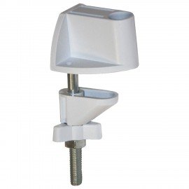 Настольная лампа светильник Дельта на струбцине, ЛЮМИНЕСЦЕНТНАЯ, цоколь 2G7, 11 Вт, серый